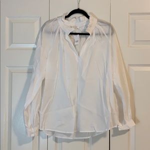 GAP white cotton blouse